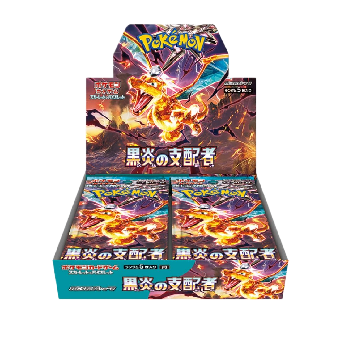 Ruler of the Black Flame SV3 Booster Box - Japanese Pokémon TCG