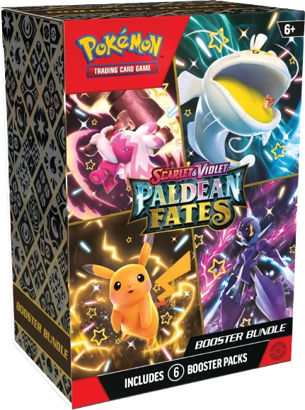 POKÉMON TCG Scarlet & Violet 4.5 Paldean Fates Booster Bundle Box
